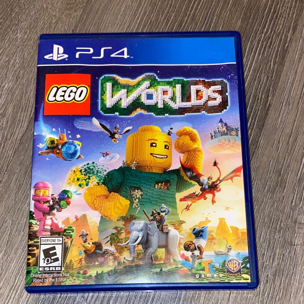 PS4 Lego Worlds rated E Everyone, Excellent condition in original case